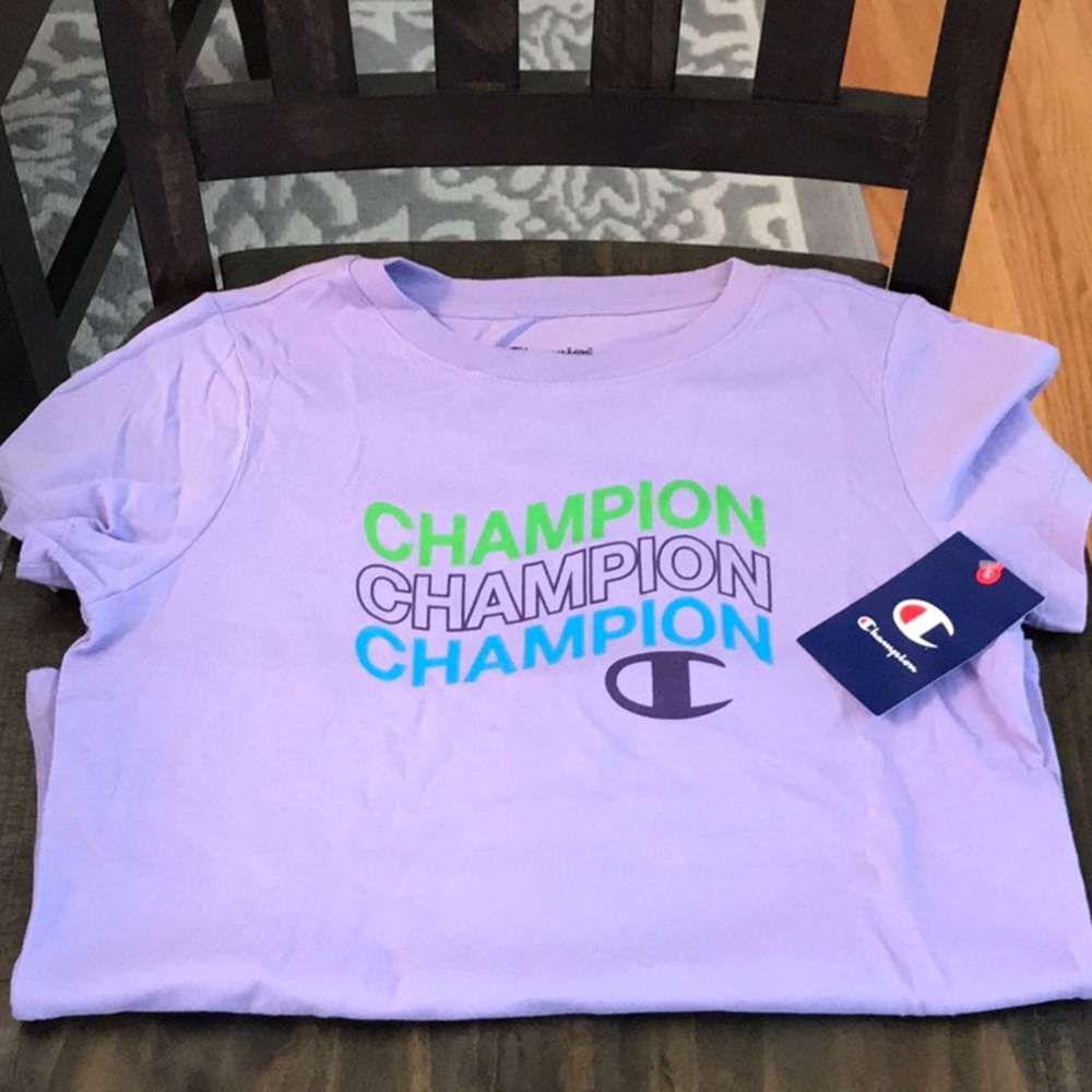 Girls Champion short sleeve t shirt size 16 with tags